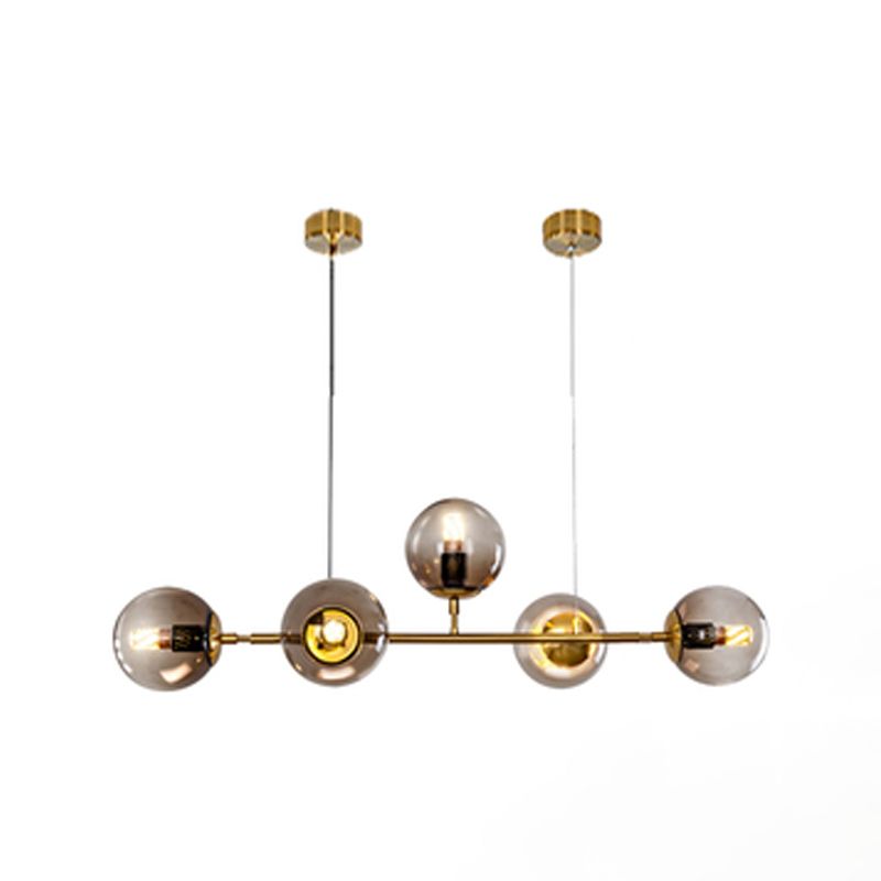 Modern Style Dining Pendant Lamp Kitchen Dining Room Glass Shade Hanging Light Fixture