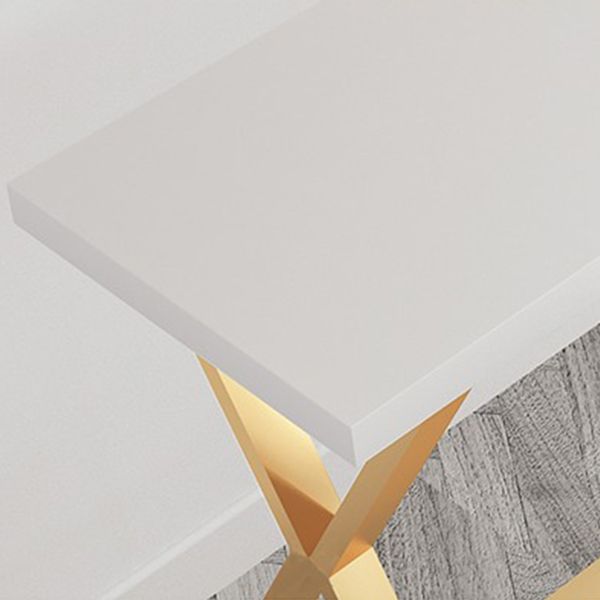 Pine Wood Bar Dining Table Traditional Luxury Rectangle Bar Table with Trestle Base