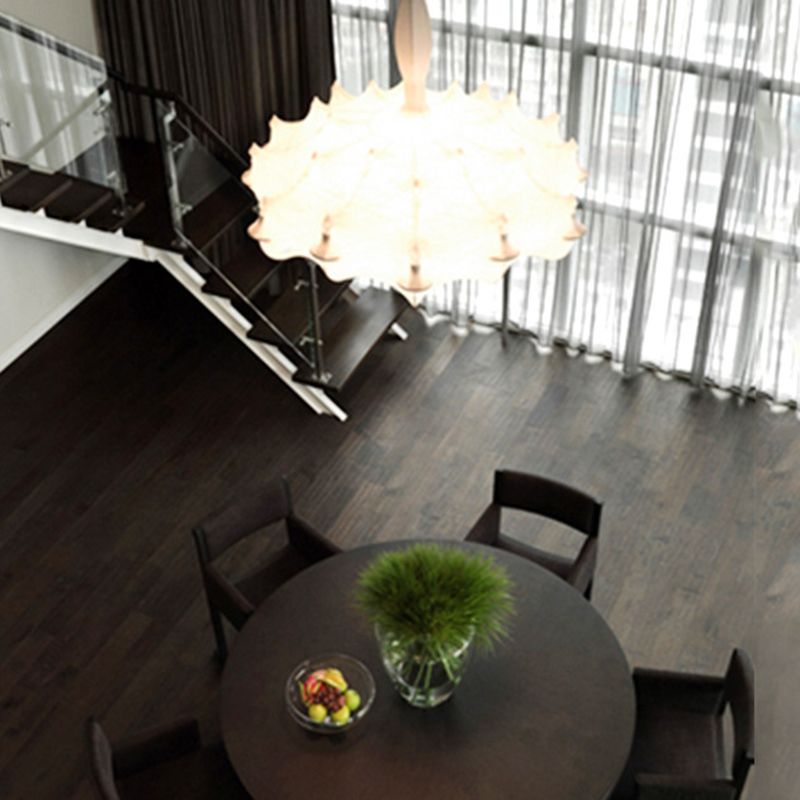 Silk White Pendant Light in Modern Unique Style Wrought Iron Hanging Light for Dining Room