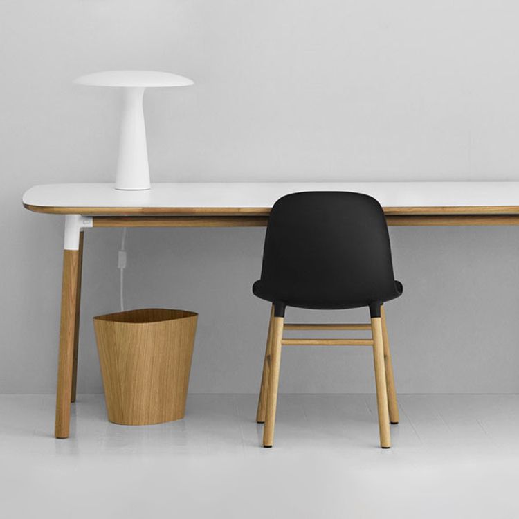 Sillas de estilo moderno, sillas sin brazos con patas de madera para cocina