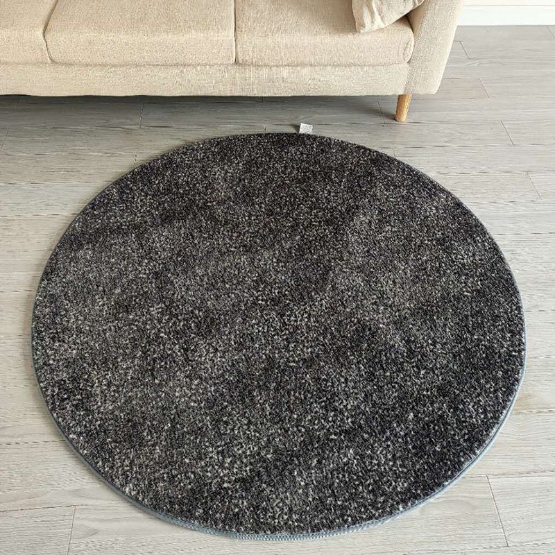 Alfombra casual gris mezcla alfombra de color sólido alfombra sin deslizamiento para sala de estar para sala de estar