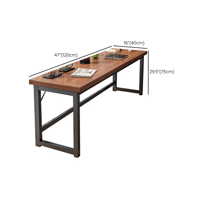 Rectangle Manufactured Wood Bistro Table Modern Pub Table with Metal Frame