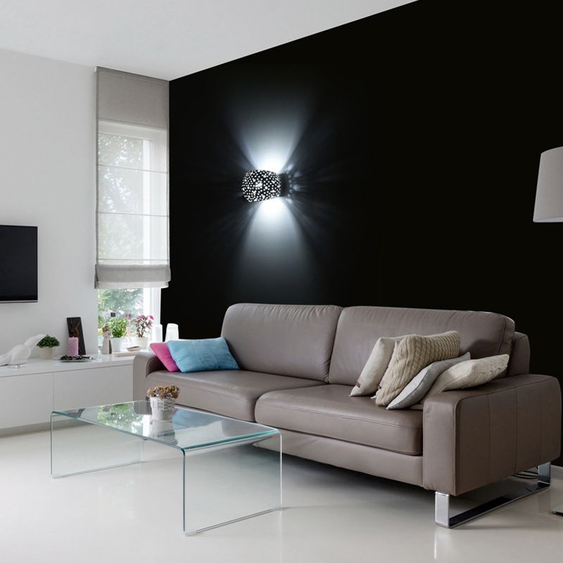 Modern Style Geometric Wall Lighting Fixtures Metal 1 Lights Wall Washer Sconce