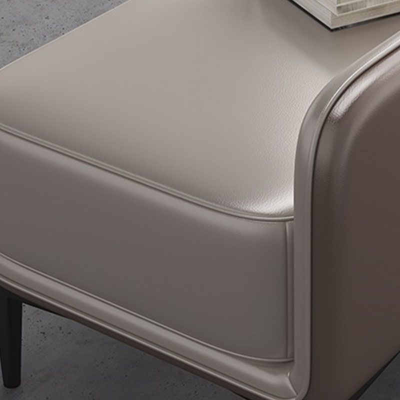 Modern Cushioned Seating Bench Backrest Entryway and Bedroom Bench