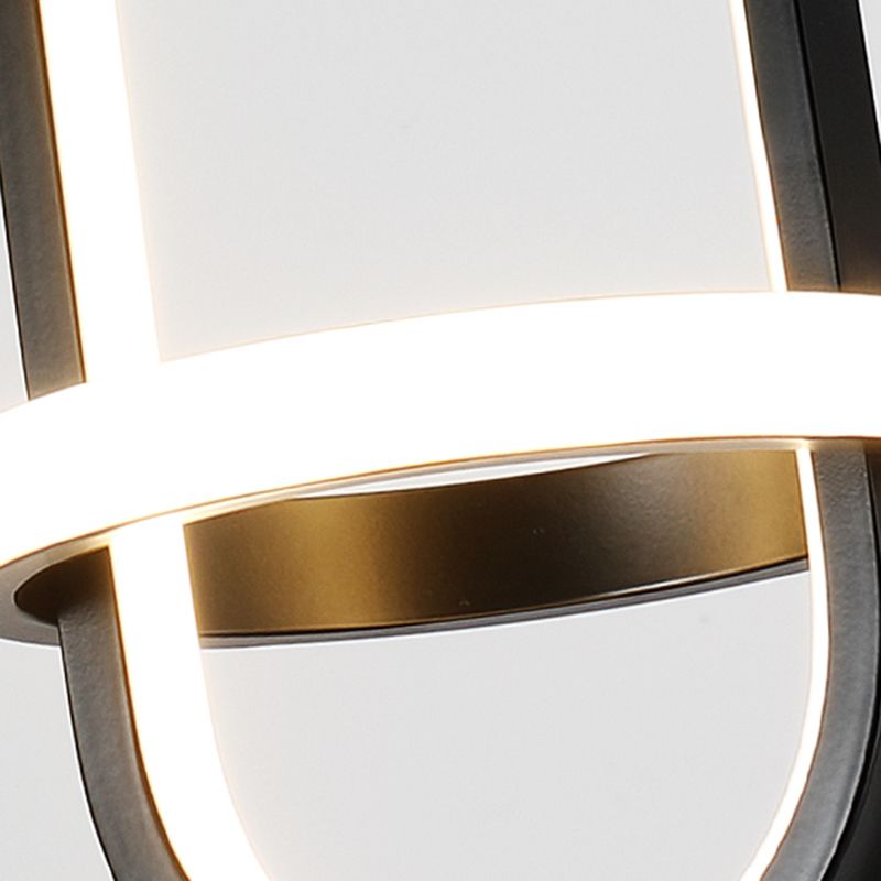 1 Géométrie légère suspendue pendante de style moderne Éclairage suspendu pour le salon