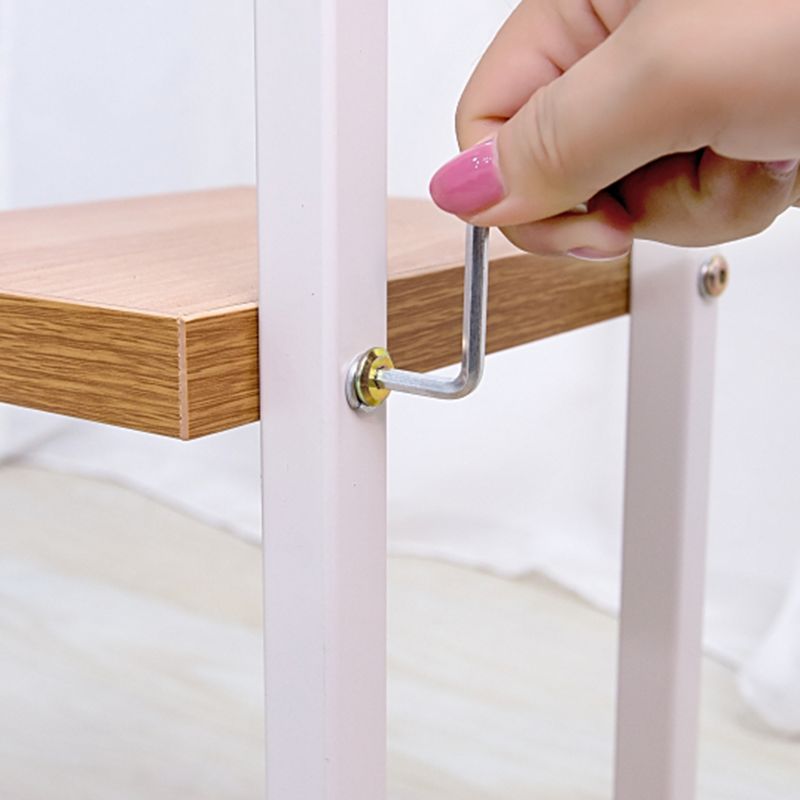 Modern Style Wooden Bookshelf Vertical Shelf Bookcase for Home