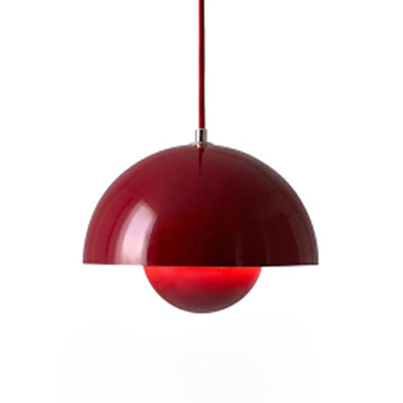 Postmoderne Kuppel Anhänger Lampe Metall 1-Licht-Licht für Esszimmer