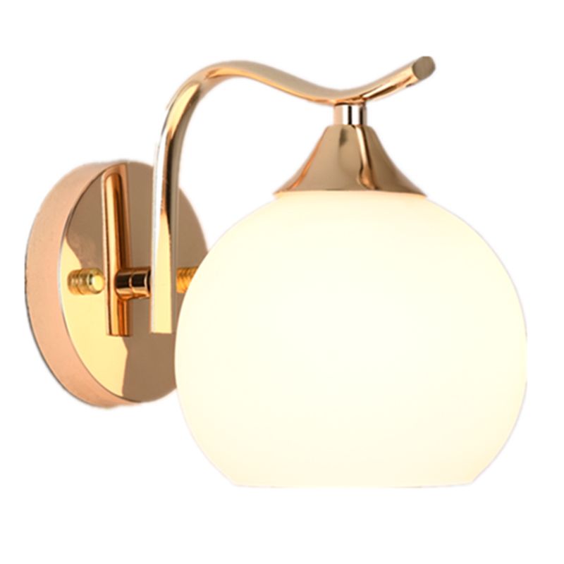 Modern Simple Golden Vanity Light Ball Shape Vanity Lamp for Shower Room