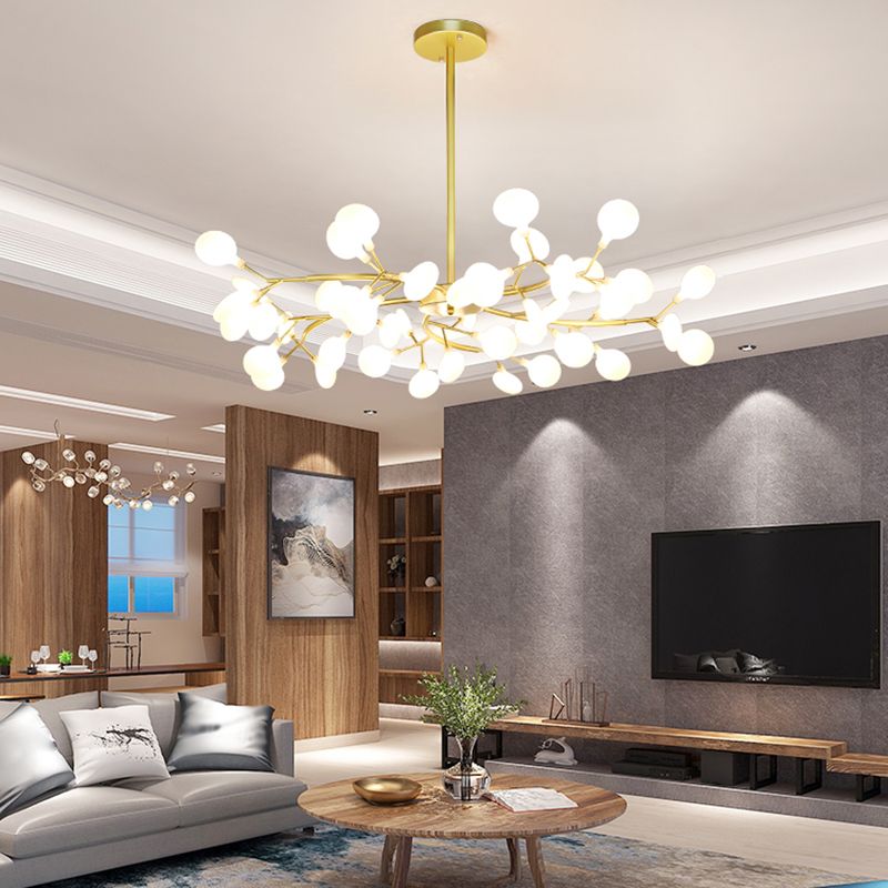 Foglie Lampada lampada lampada da design moderno illuminazione a sospensione acrilica per il ristorante