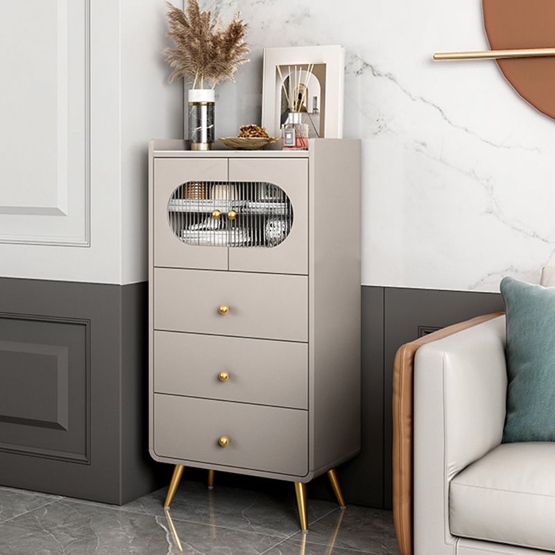 13.65-inch Width Glam Storage Chest Stone Storage Chest Dresser