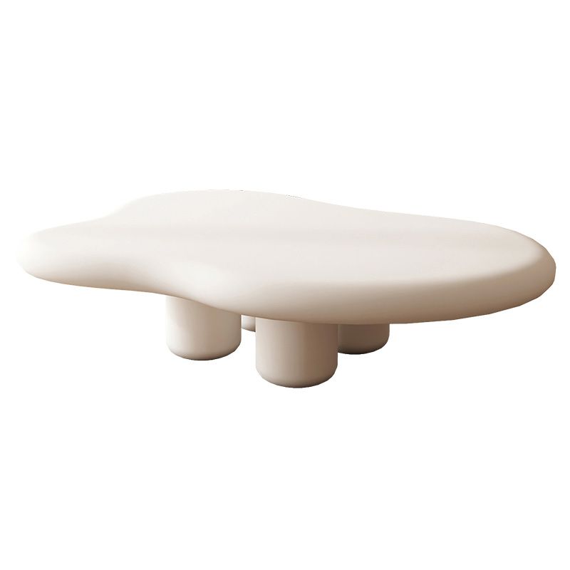 Scandinavian 3 Legs Coffee Table Free form Wooden Coffee Table for Home