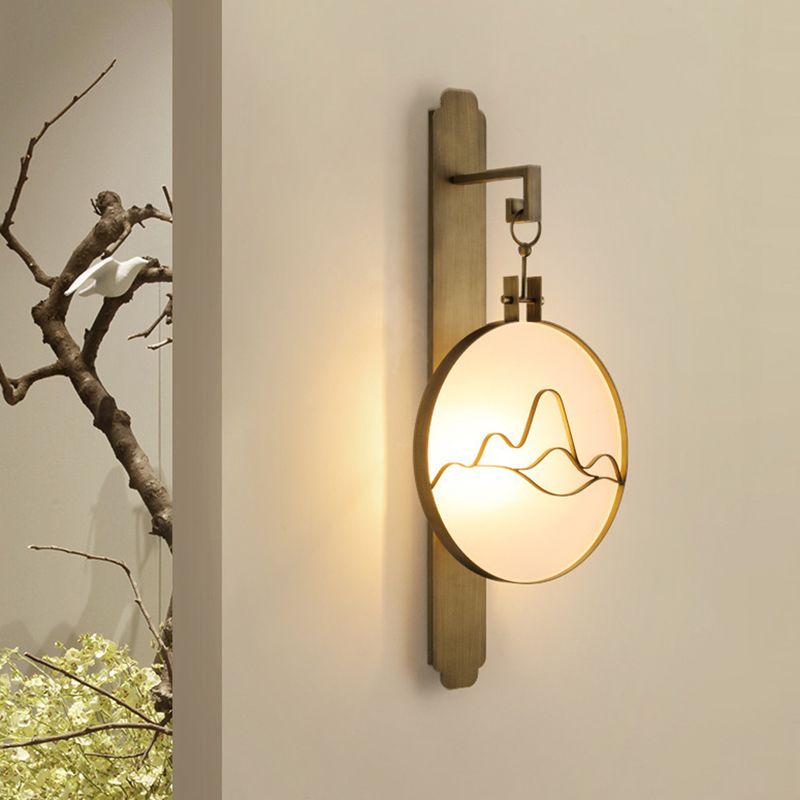 Modern Unique Shape Wall Light Sconces Metal 1 Light Wall Lighting Fixtures