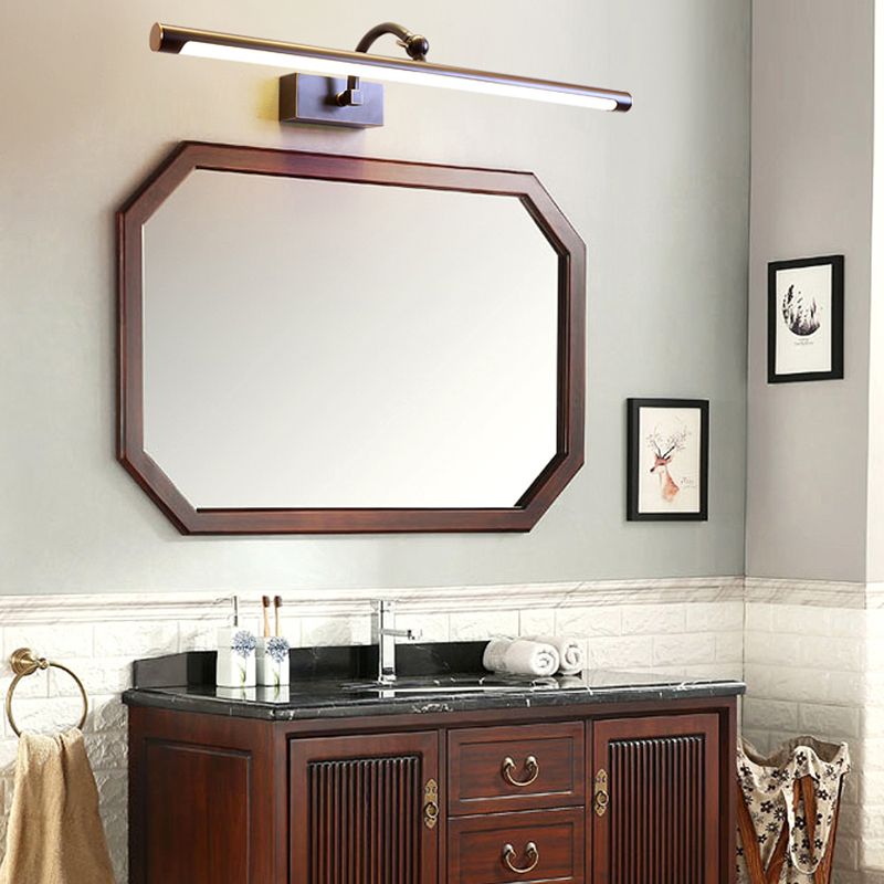Lámparas de pared LED geométricas de estilo moderno metal 1 luces de montura de pared de espejo de 1 luces