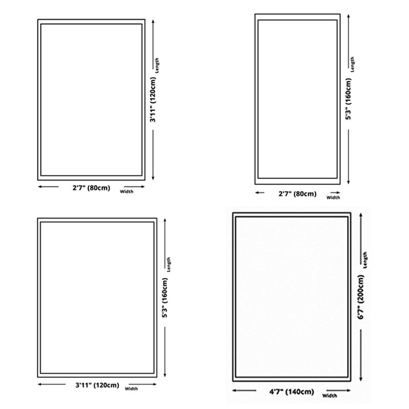 Pink Nordic Teppich Polyester Farbblock Teppichwaschmaschine für die Heimdekoration