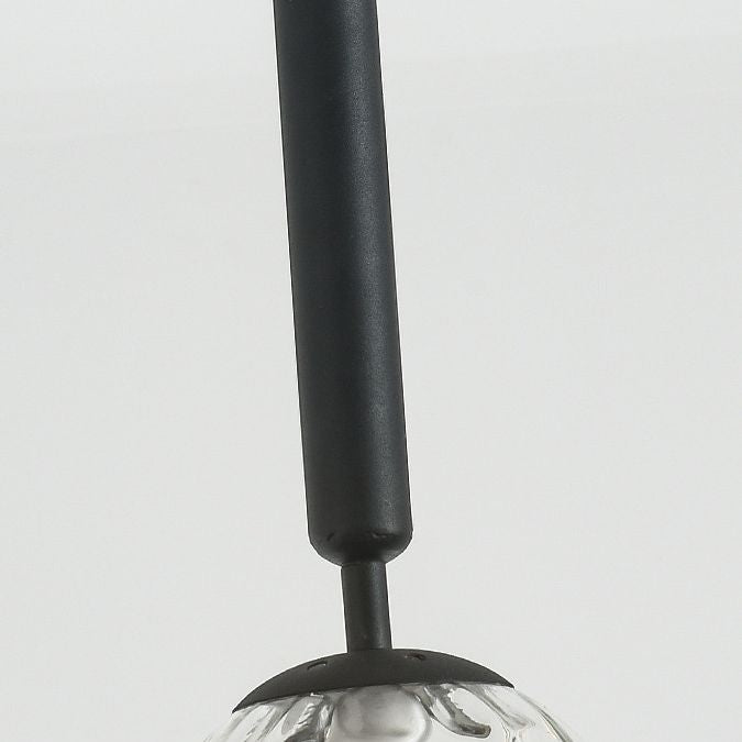 3 luci a ciondolo multipla sferico a ciondolo moderno in vetro moderno per negozio di abbigliamento
