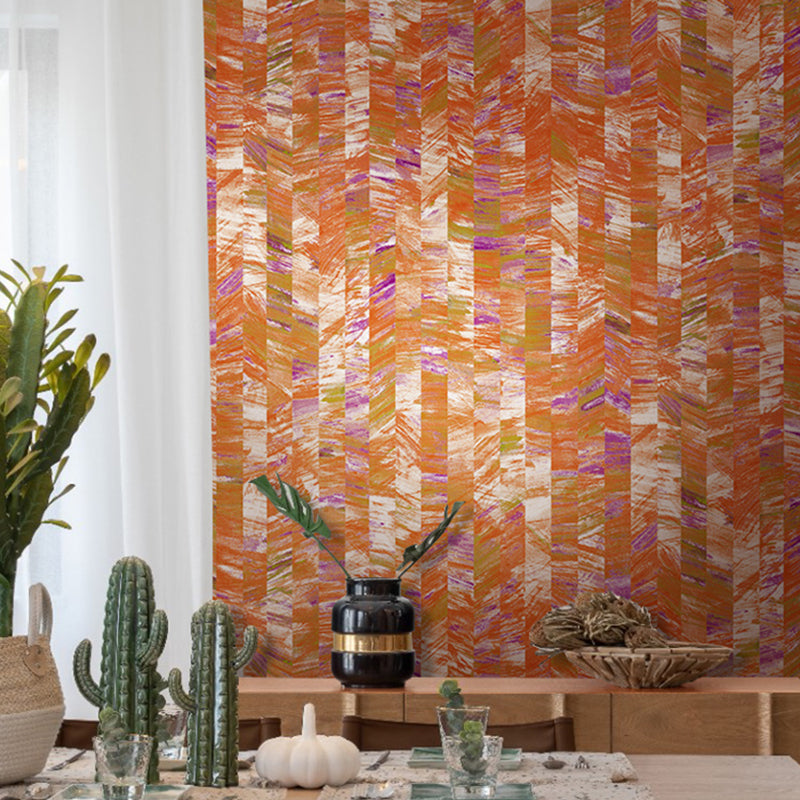 Unpasted Abstract Painting Wallpaper Modern Non-Woven Fabric Wall Art, 33' L x 20.5" W