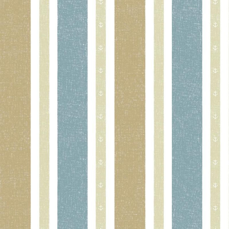 2 Tone Stripe Kids Wallpaper for Bedroom Non-Woven Wall Decoration, 31' L x 20.5" W
