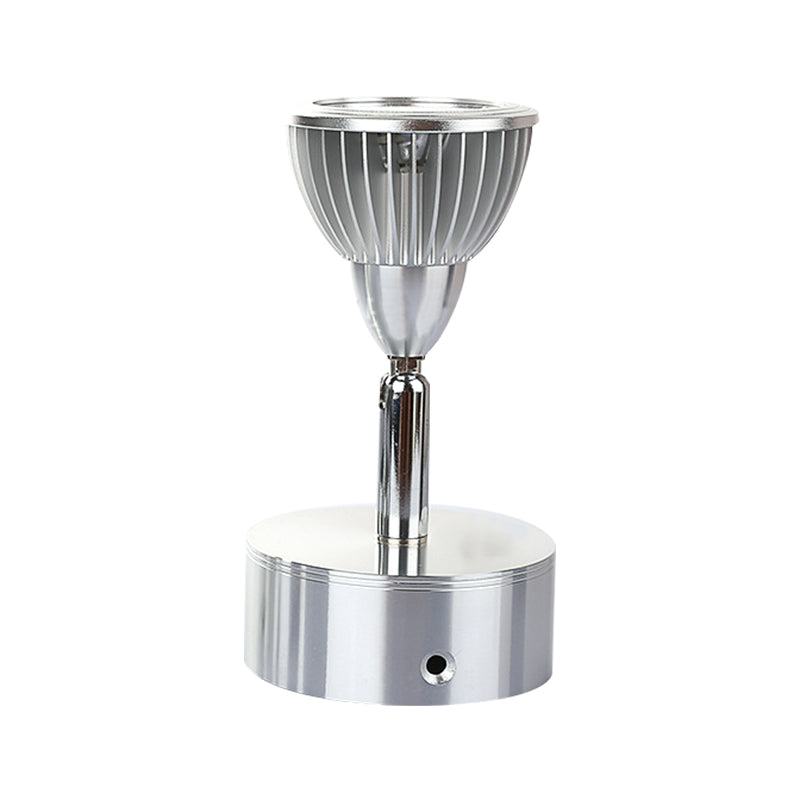 Chrom Finish 1 Lichtwandhalterung Leicht Industrielles Metall Rotatierbares Mini -Wandleuchte Leuchte