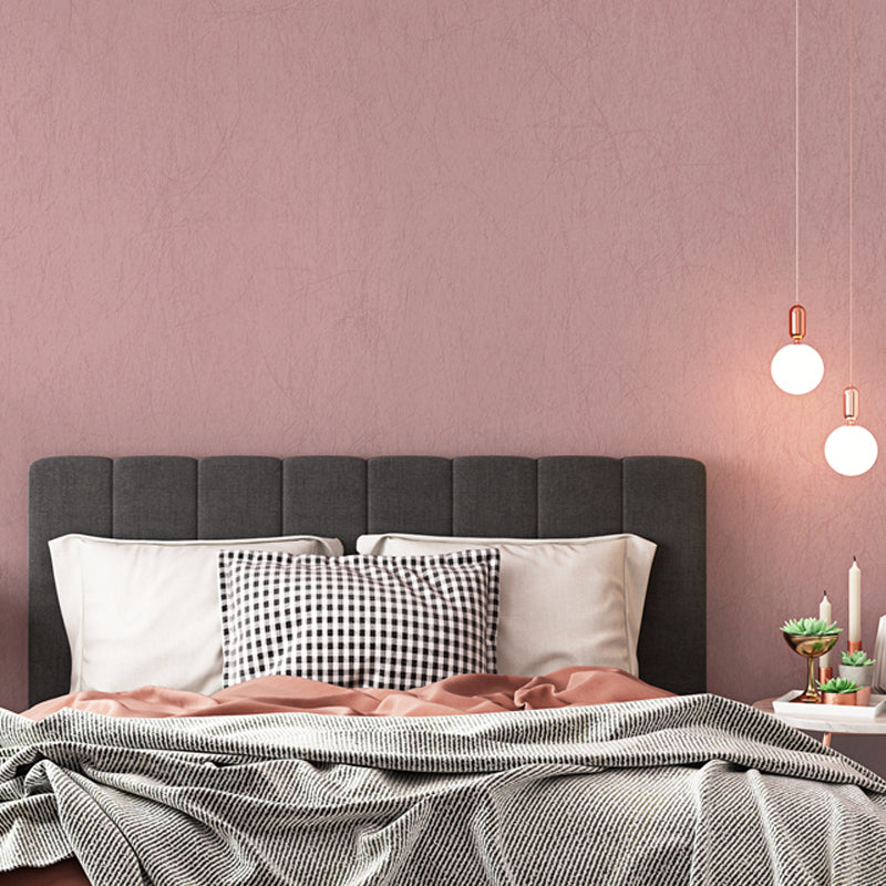 Simplicity Plain Wallpaper Roll for Bedroom 33' L x 20.5" W Wall Decor in Pastel Color