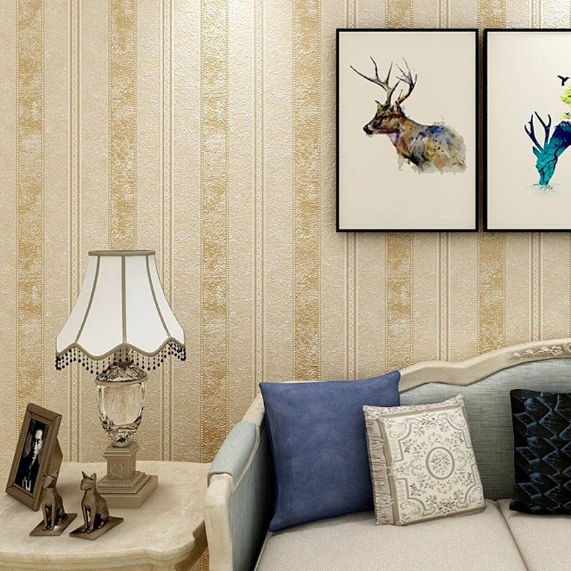 Antike Jacquard-Tapetenrolle für Schlafzimmer, 31' x 20,5" Wanddekoration in Pastellfarben