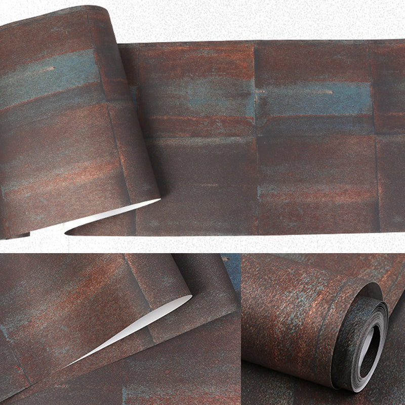 Dark Color Brushstroke Wallpaper Abstract Industrial Moisture Resistant Wall Art for Dining Room