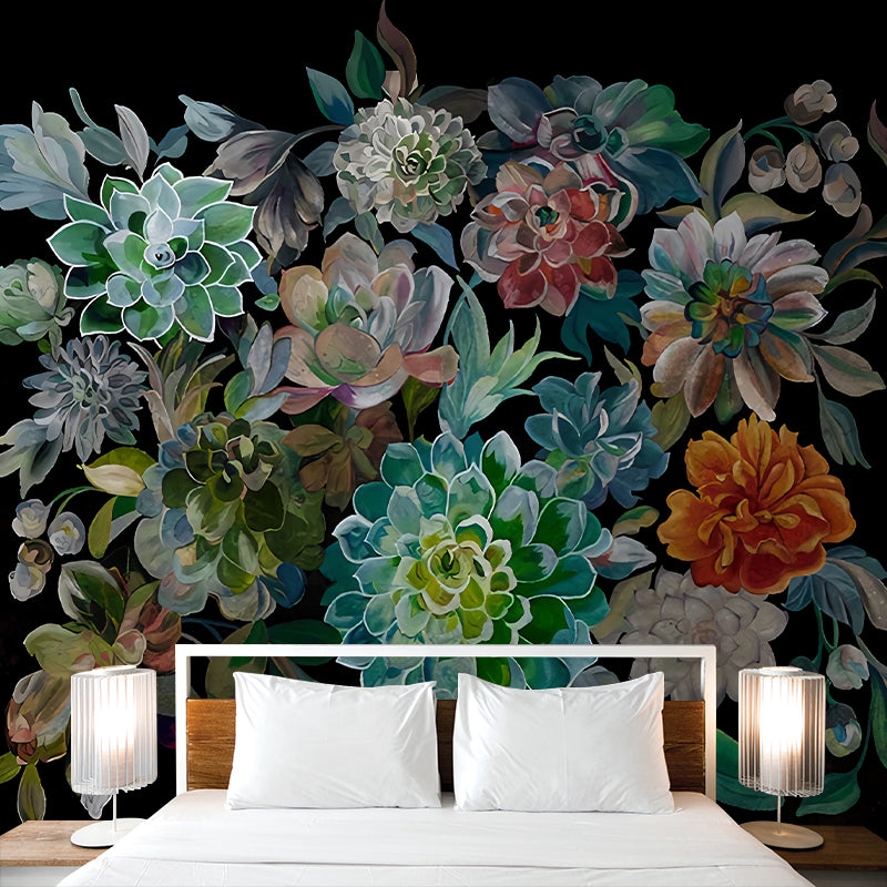 Bunte Blüten-Wandbilder, modernistische, feuchtigkeitsbeständige Wanddekoration auf Weiß für Ihr Zuhause