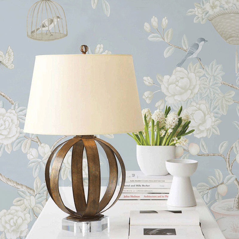 Non-Woven Washable Murals Modern Art Potted Fruit and Peony Painting Wall Decor for Dining Room