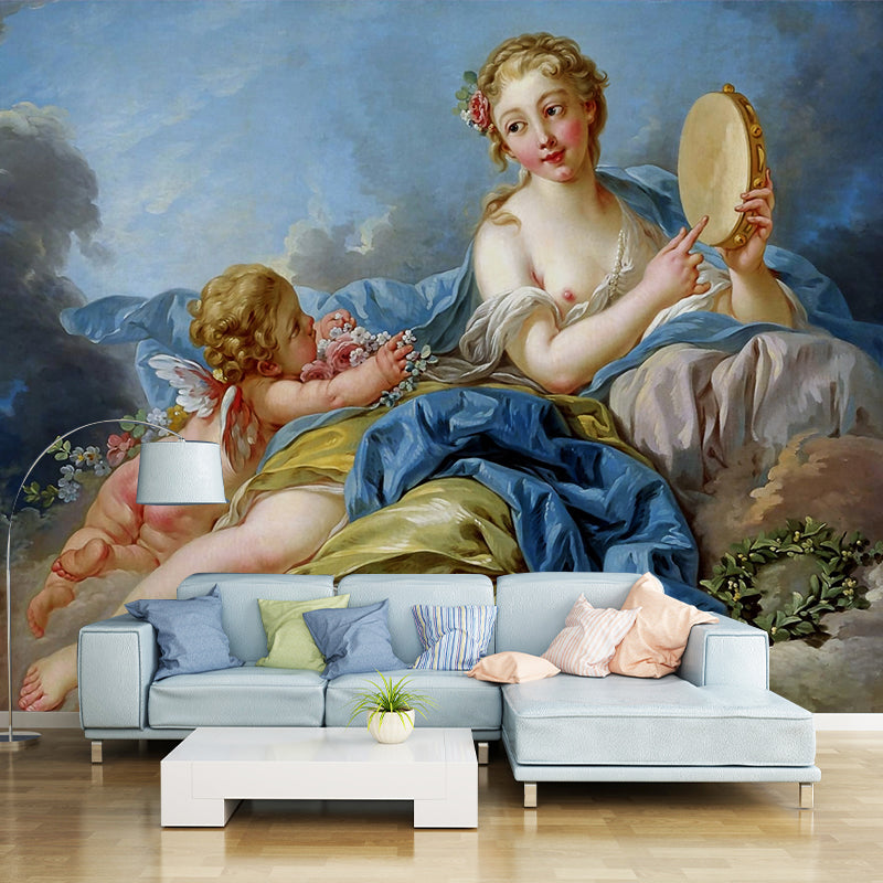 The Muse Terpsichore Wall Murals Classic Moisture Resistant Living Room Wall Art, Personalized Size