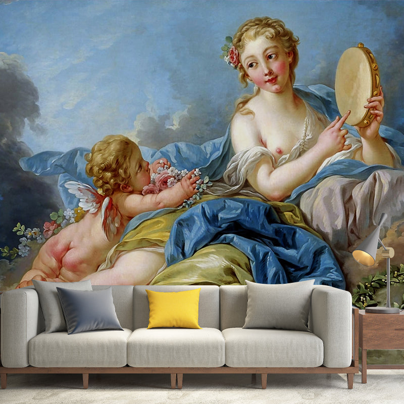 The Muse Terpsichore Wall Murals Classic Moisture Resistant Living Room Wall Art, Personalized Size