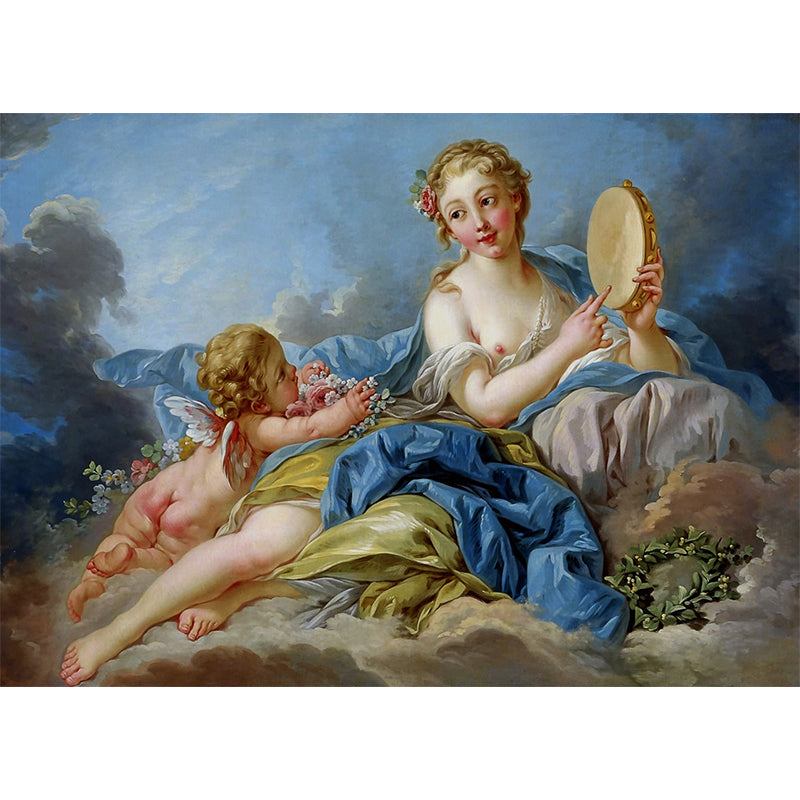 The Muse Terpsichore Wall Murals Classic Moisture Resistant Living Room Wall Art, Personalized Size