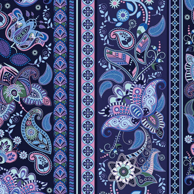 Waterproof Leaves Wall Paper Murals Non-Woven Fabric Bohemia Wall Art for Home Decor