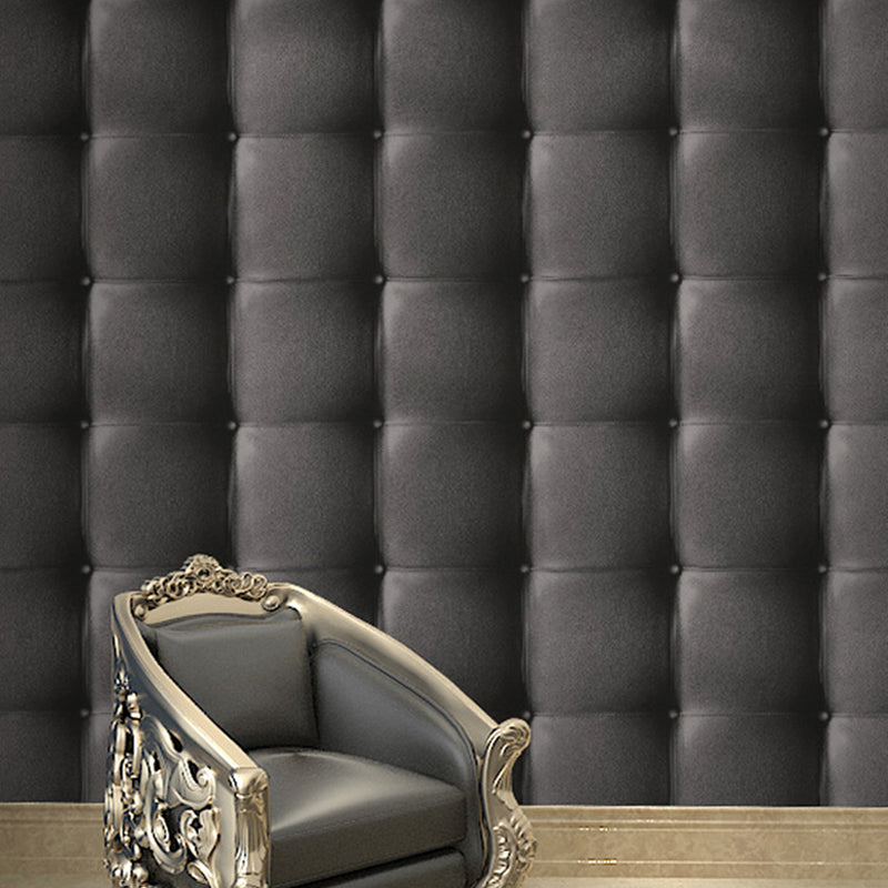 57.1-sq ft Leather Look Wallpaper Dark Color PVC Wall Art with Moisture Resistant Design