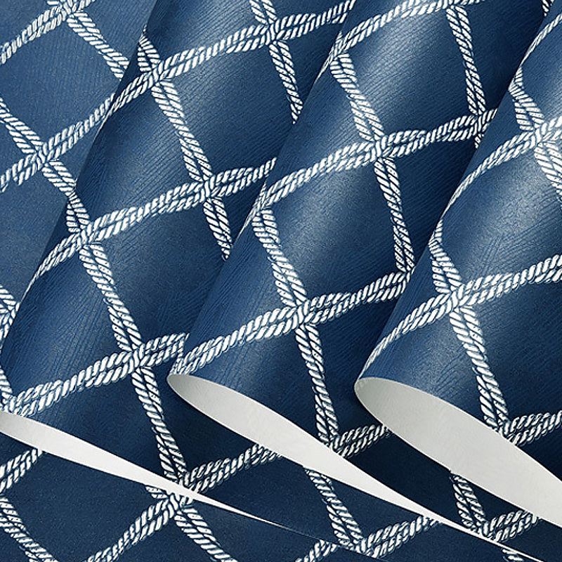 Minimalist Lattice Wallpaper for Living Room 57.1-sq ft Wall Art in Pastel Color