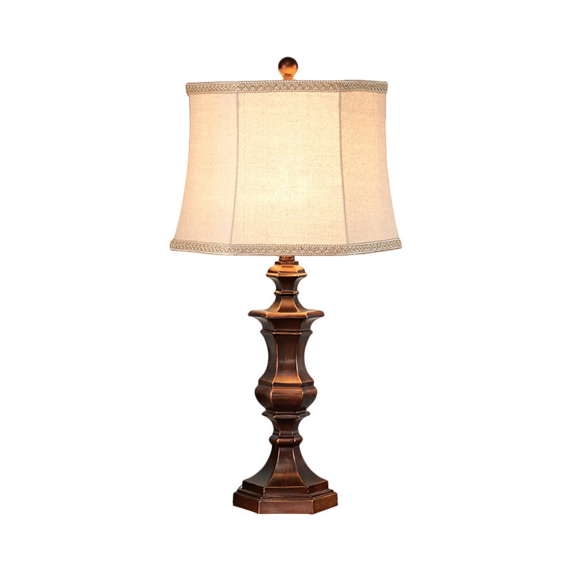 Bronzo Lambo a forma di fiammata in stile Vintage Tessuto a 1 teno da letto Luce