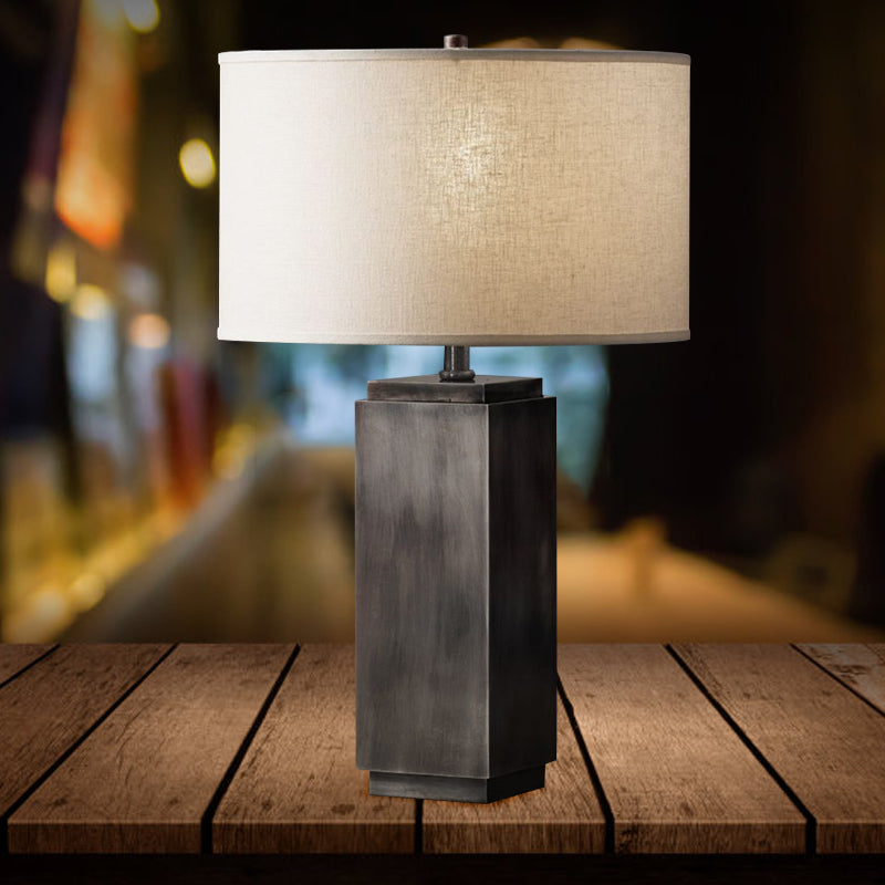 Lampe de table de nuit en bois à 1 lumière