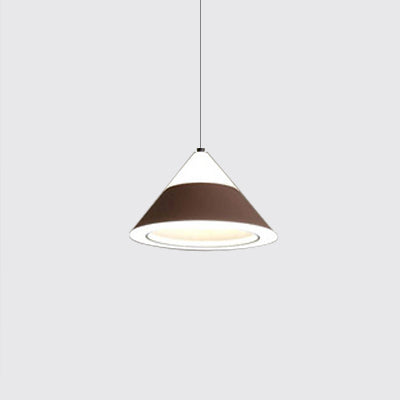 Black/Grey/marrón tono colgante de metal colgante 4 luces nórdicas luz colgante para comedor