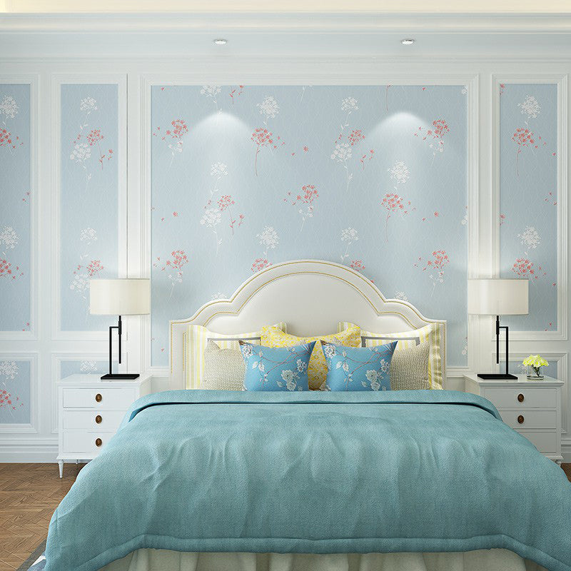 Pastel Color Dandelion Wallpaper Roll Flower Country Waterproof Wall Art for Bedroom