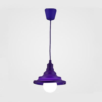 Lámpara colgante de plegamiento de luz de gel de sílice Babel en múltiples colores.