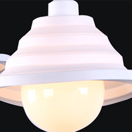 Lámpara colgante de plegamiento de luz de gel de sílice Babel en múltiples colores.