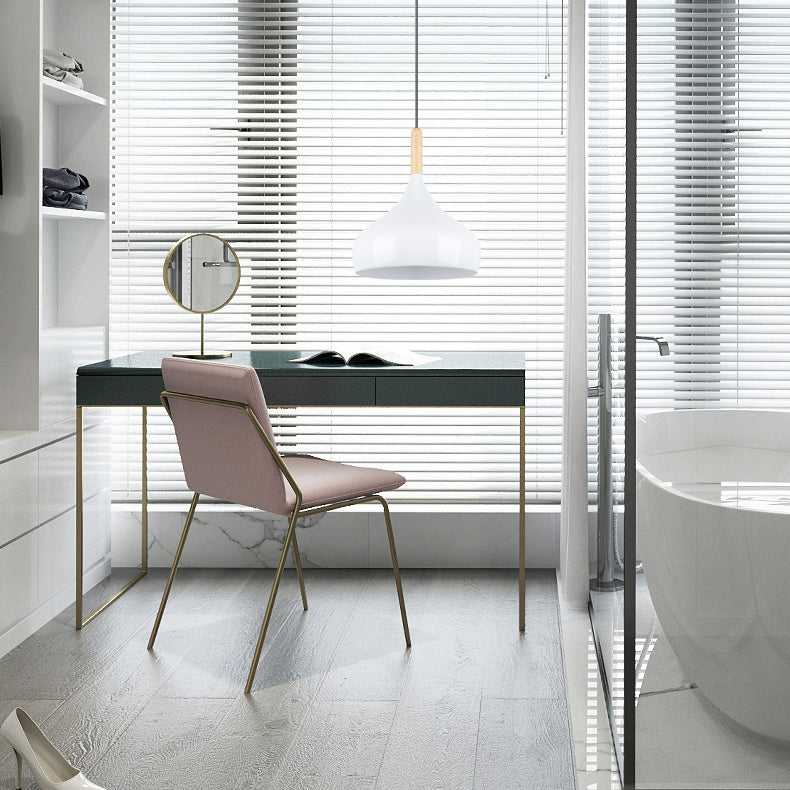 Aluminum Onion Shade Suspension Light Balcony Hallway 9.5/12/14 Inch Wide 1 Bulb Contemporary Pendant Light