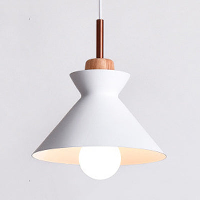 Nordic Style Hanging Lighting with Shade Aluminum Single Head Pendant Lamp for Porch