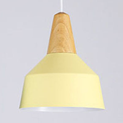 Pendu de salon Aluminium Light Light 10/14 pouces de largeur à tête unique de la tête de macaron avec cordon réglable