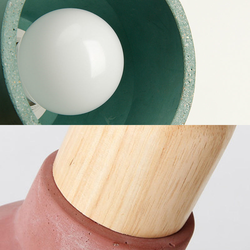 Pendentif en forme de torche de ciment Light Light Nordic Style Pendant Light pour la station de thé