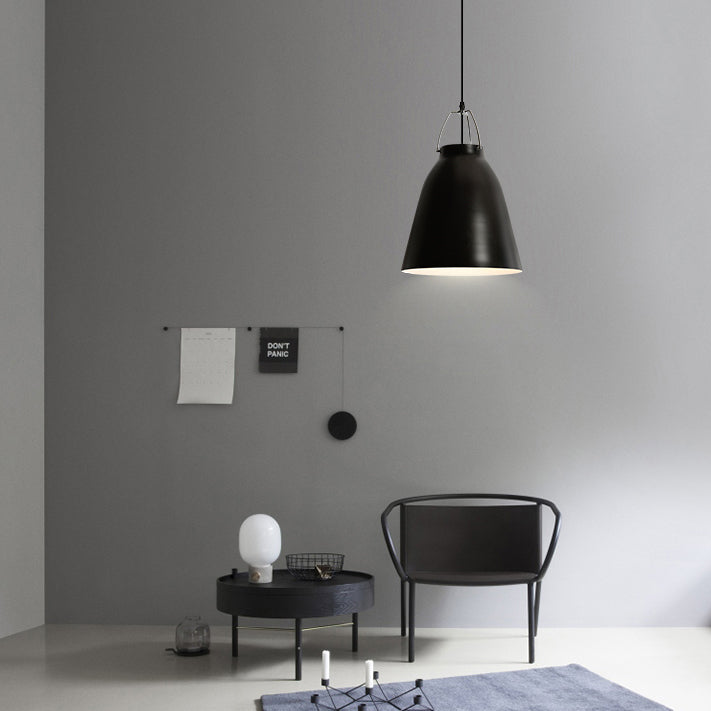Simple Simple Monocromed Parge Light Bucket Shade 8/16 pulgadas de ancho 1 Bulbo de aluminio Luz para la cocina