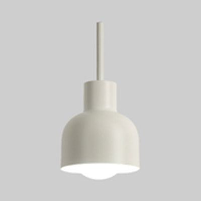 Modern Style Domed Pendant Light Single Head Aluminium Hanging Light for Restaurant Foyer