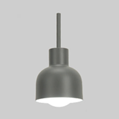 Modern Style Domed Pendant Light Single Head Aluminium Hanging Light for Restaurant Foyer