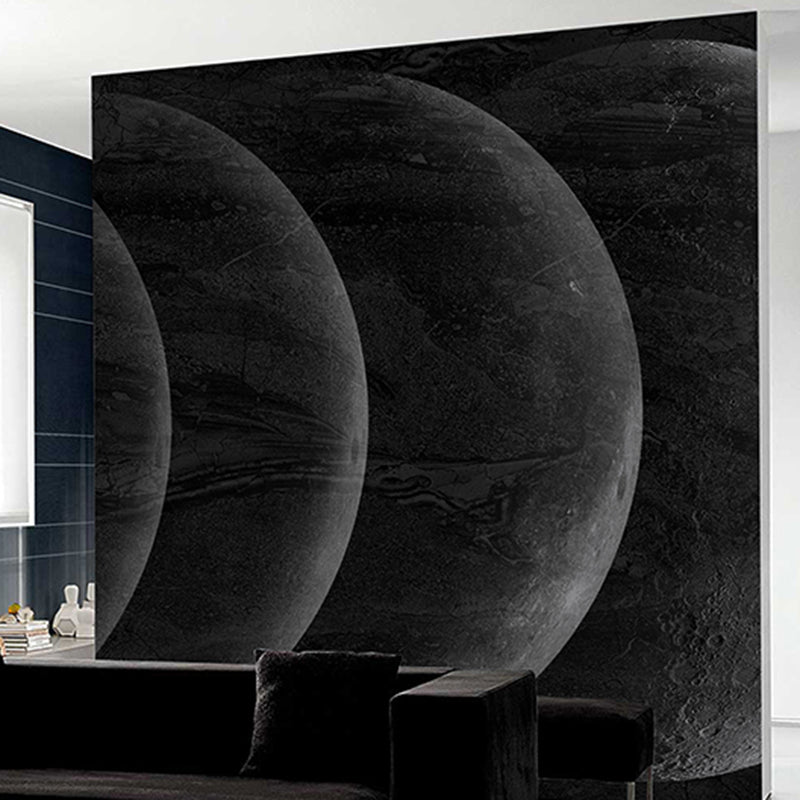 Photography Moon Eclipse Wall Murals Large Size Wall Covering for Bedroom Decoration
