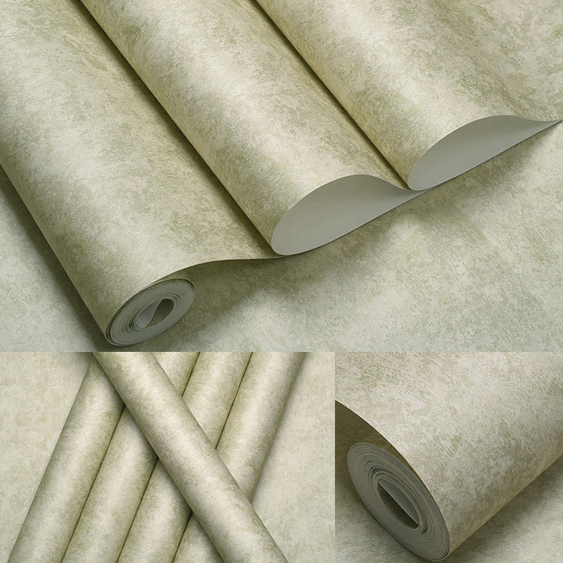 Moisture Resistant Solid Wallpaper Vintage Non-Woven Fabric Wall Decor, Custom Size