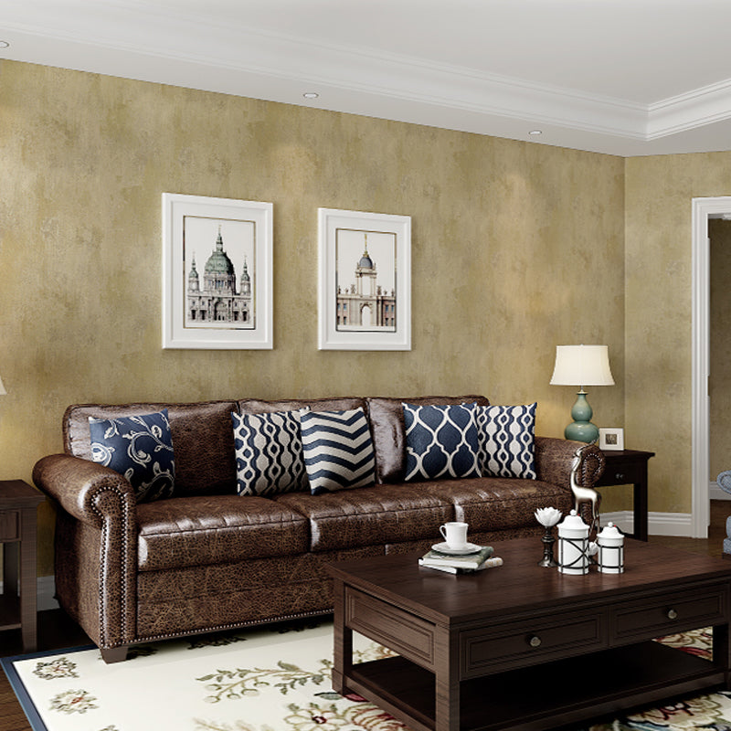 Retro Distressed Wallpaper Roll for Dining Room 33' x 20.5" Wall Covering in Pastel Color