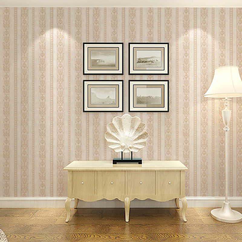 Floral Wallpaper Antiqued Moisture Resistant Living Room Wall Decor, 33' x 20.5"